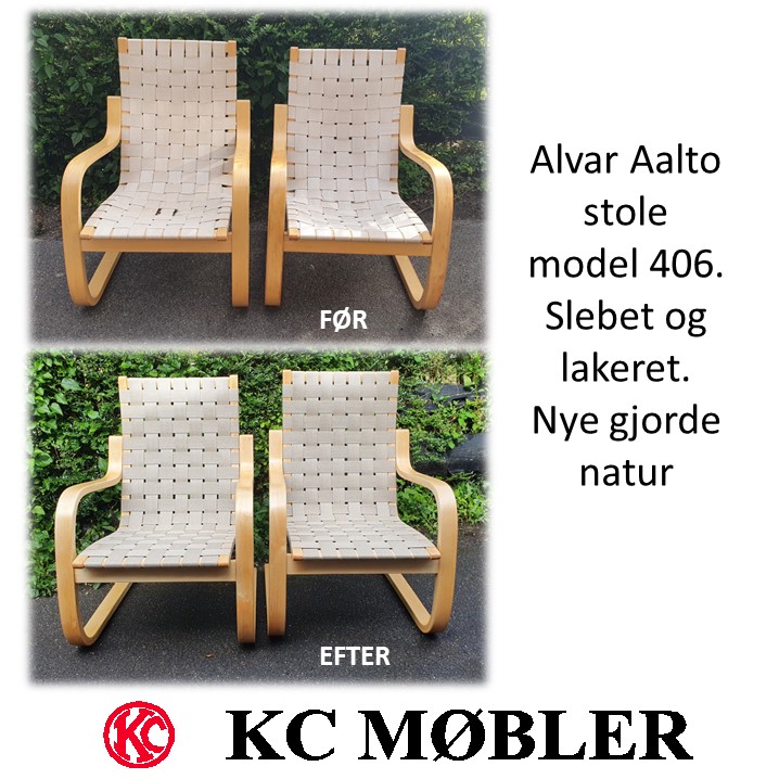 nye gjorde på alvar Aalto stole model 406