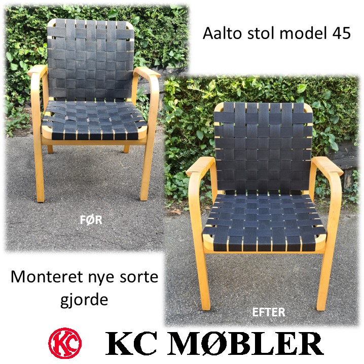 nye gjorde på alvar Aalto stol model 45