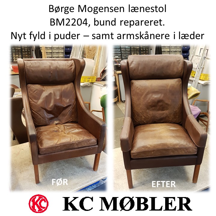 nye hynder til Børge Mogensen lænestol model BM2204