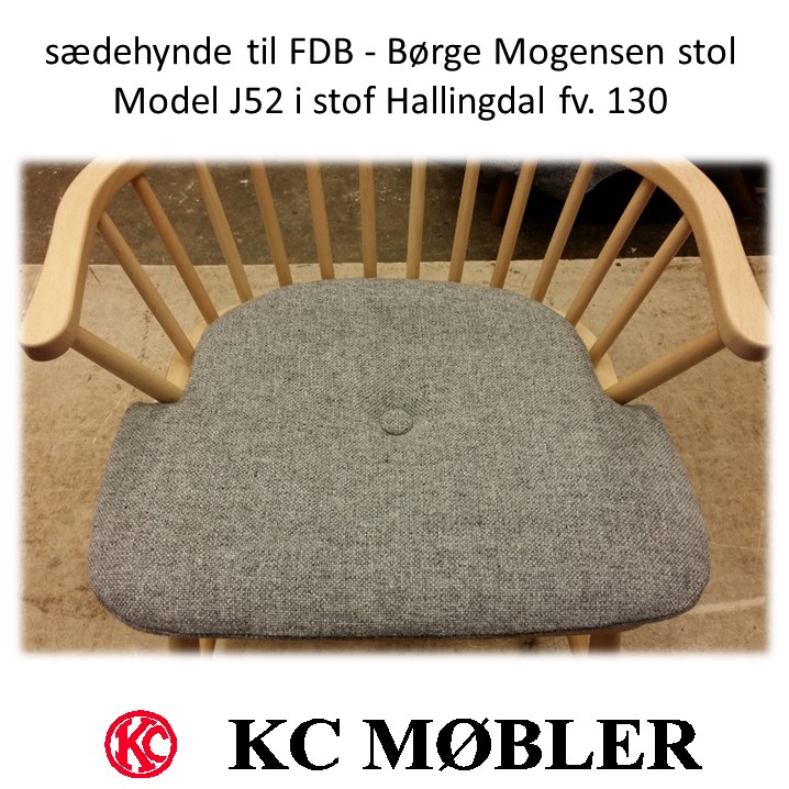 ny sædepude til Børge Mogensen stol model J52