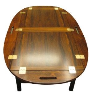 Butlers tray sofabord i palisander til salg - Butlers Tray rosewood for sale