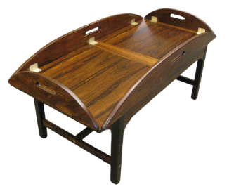 Butlers tray sofabord i palisander til salg - Butlers Tray rosewood for sale