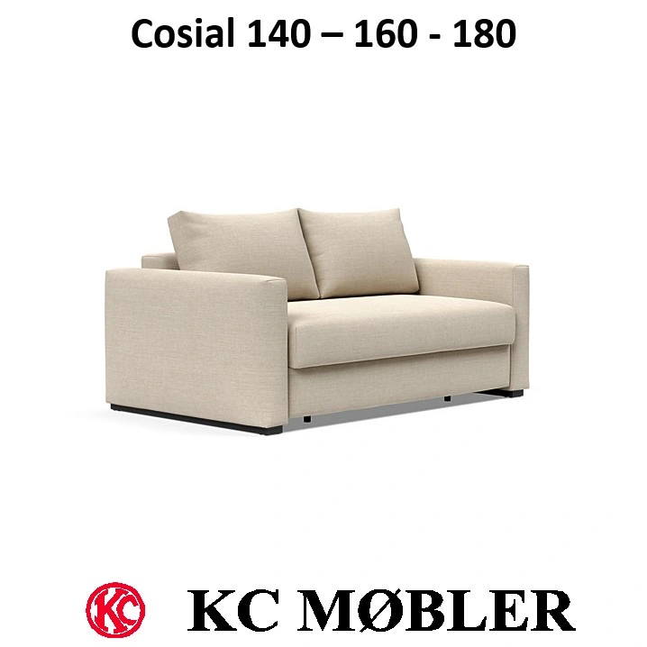 Innovation Living sovesofa model Cosia sengemål 140 x195 - 160 x 195 eller 180 x 195cm